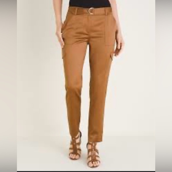Chico's Pants - Chico’s size 0 (or size 4) Women's Brown Stylish Cargo Ankle Pants